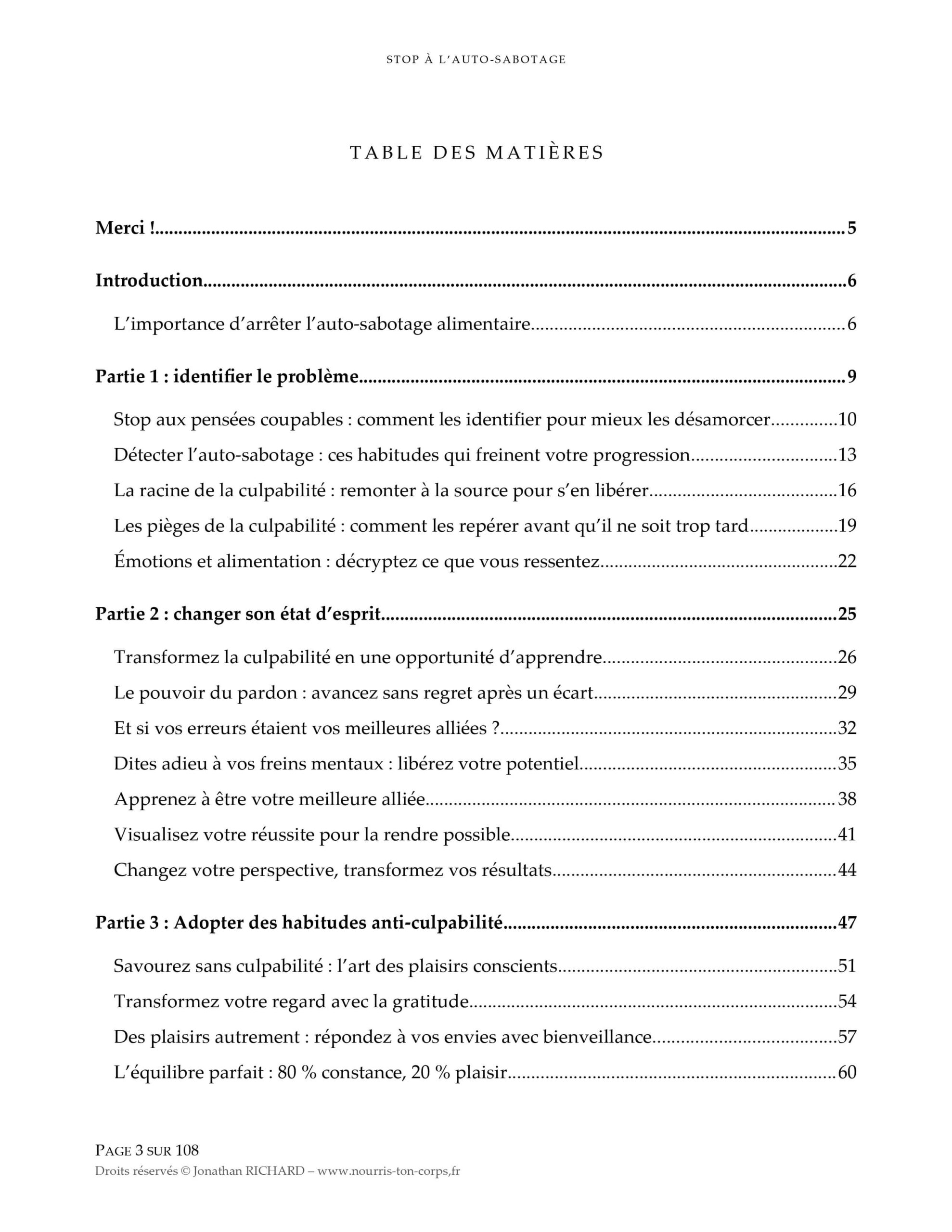 Stop à l’auto-sabotage 31 clés pour une relation apaisée avec la nourriture-3-4_page-0001 Table des matières - Stop à l'auto-sabotage alimentaire