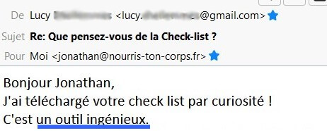 Témoignage check-list 3